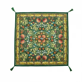 سفره گل و مرغ سبز