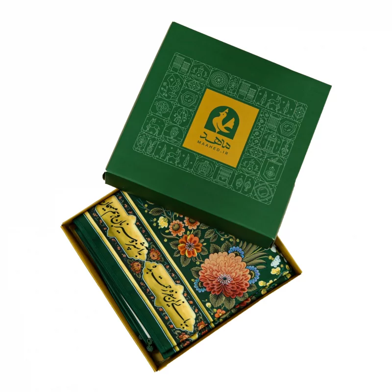 سفره گل و مرغ سبز