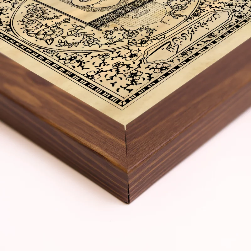 قاب چاپ سنگی امام رضا (عمودی20*30)