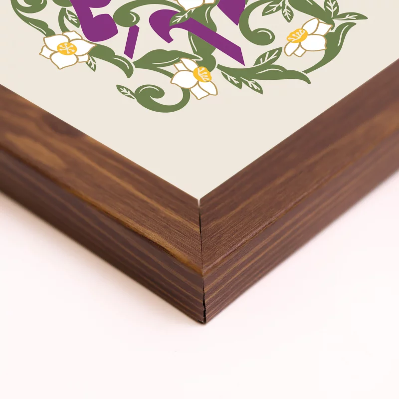 قاب گل نرگس (مربع15*15)