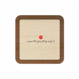 قاب چوبی از خون جوانان وطن لاله دمیده