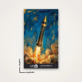 استیکر  موشک خرمشهر  6*10