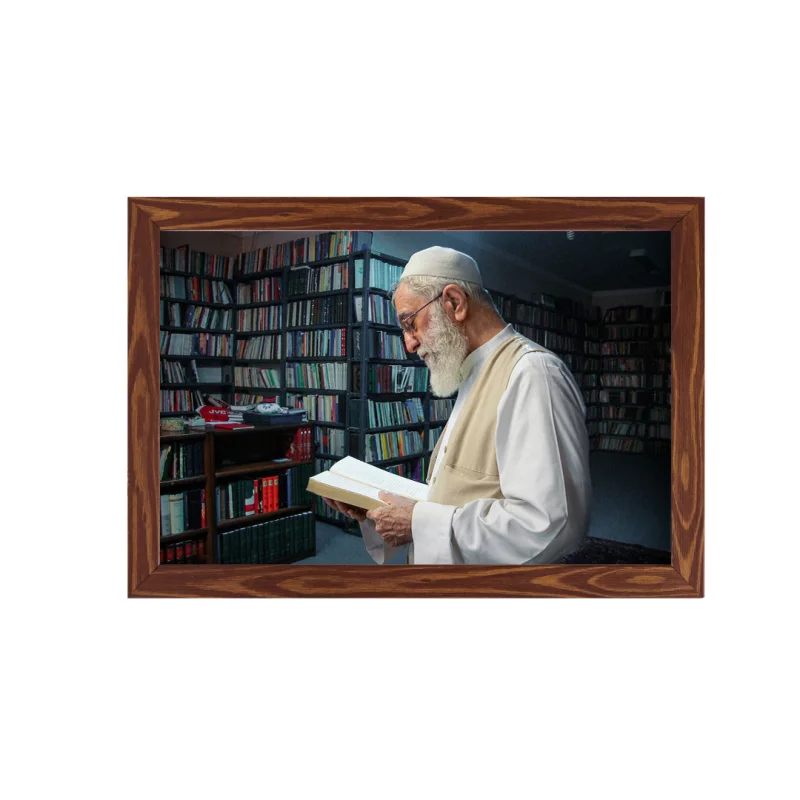 قاب افقی 21 از مجموعه رهبرم30*20طرح چوب