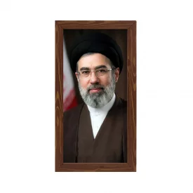قاب  پی‌وی‌سی 03 رهبرم اقا مجتبی  15در30 عمودی