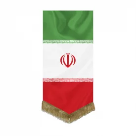 بیرق مخمل اقتصادی خانگی پرچم ایران  70*35