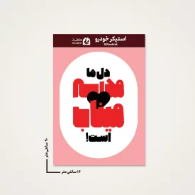 استیکر ماشین  مدرسه میناب 03  14*20