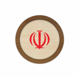 قاب چوبی دایره‌ای، ایران 0019