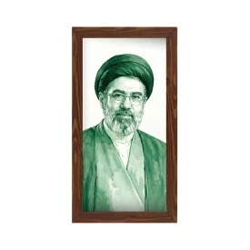قاب  پی‌وی‌سی نقاشی اقا مجتبی 02 -  15در30 عمودی