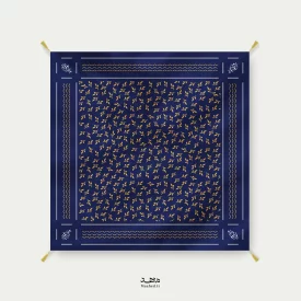 سفره مخمل زیتون  140*140