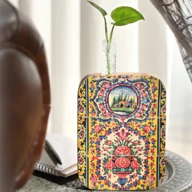 گلدان چوبی طرح گلستان   15 در 20 عمودی