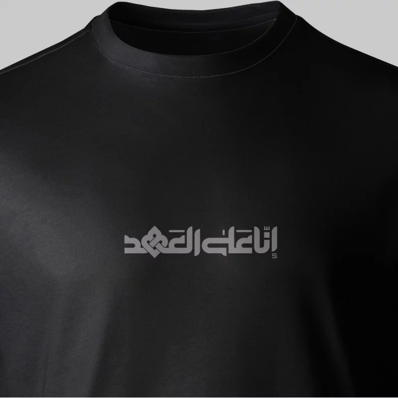 تیشرت پنبه انا علی العهد 0011 مشکی