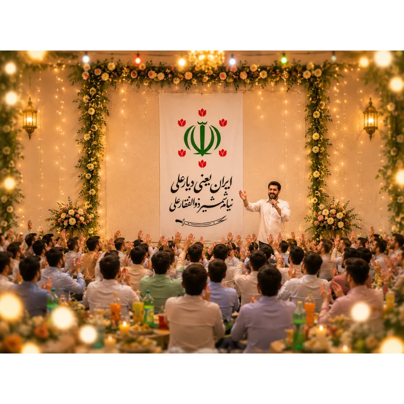 بیرق متقال دست نویس دیار علی   160*100