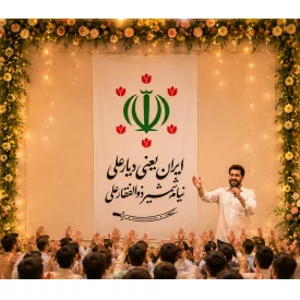 بیرق متقال دست نویس دیار علی   160*100