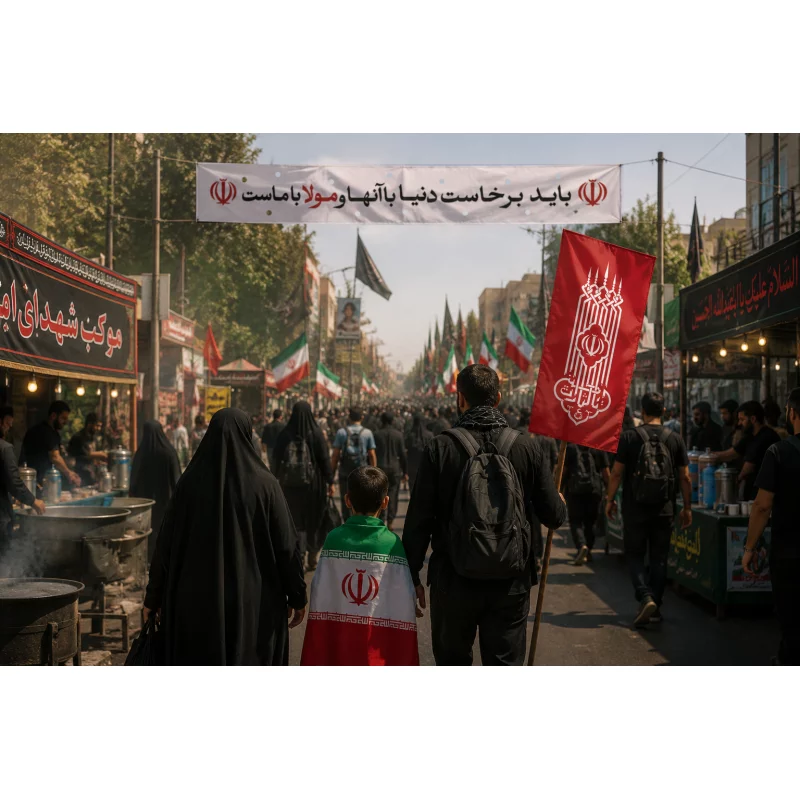 کتیبه مخمل اقتصادی باید برخاست   70*560