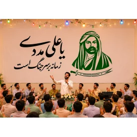 کتیبه مخمل اقتصادی زمانه   140*262