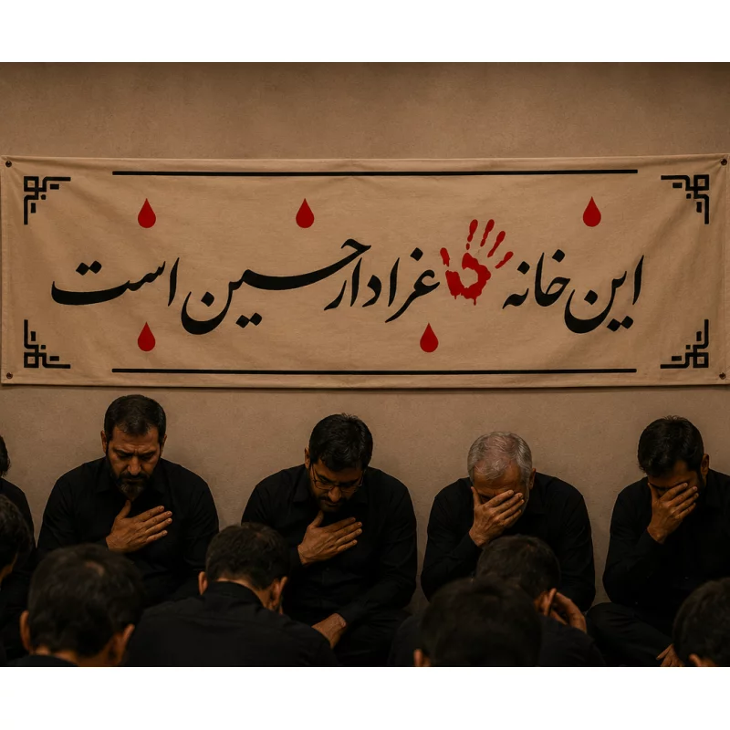کتیبه مخمل اقتصادی این خانه   100*46