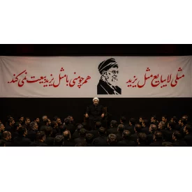 کتیبه مخمل اقتصادی مثلی لا یبایع   140*560
