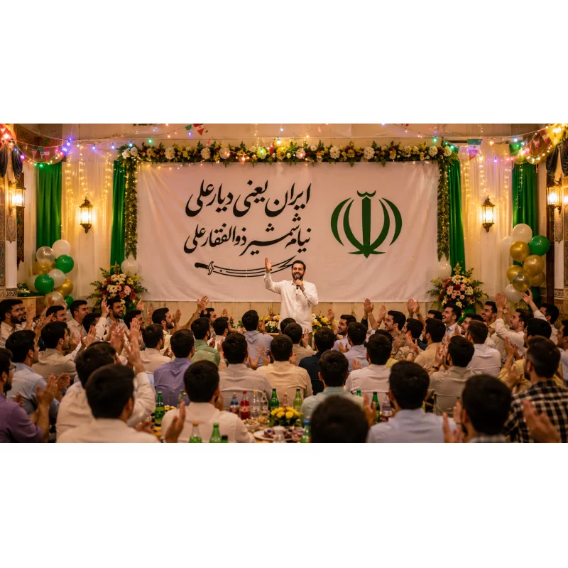 کتیبه مخمل اقتصادی دیار علی   140*262