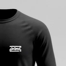 تیشرت استین بلند پنبه یا مهدی 02 مشکی