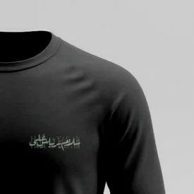 تیشرت استین بلند پنبه یاس علی 05 مشکی