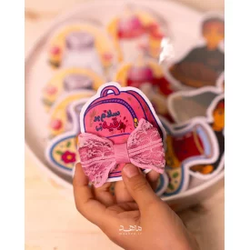بسته 100 عددی کارت نذری  مقوا گلاسه گیره سر  7*8