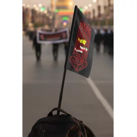 پرچم مخمل ما ترکناک یابن الحسین  28*50