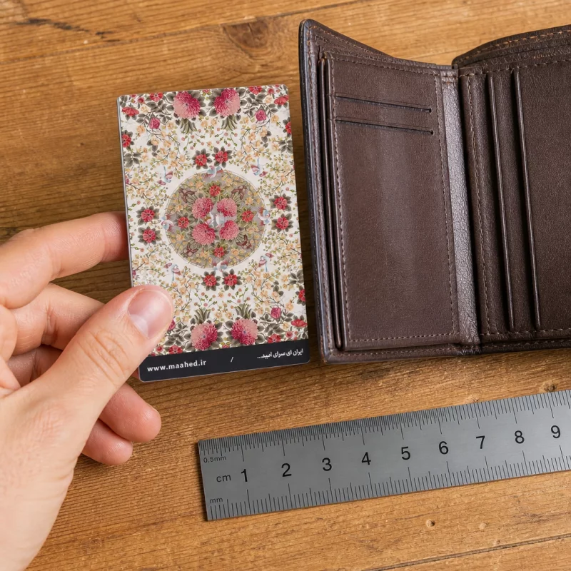 bank-card sticker scale