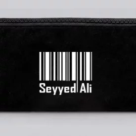 جامدادی مخمل رجعت 02 - مشکی 5*4*22