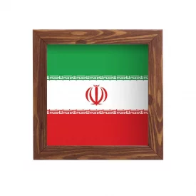 قاب پی‌وی‌سی پرچم ایران 15×15 مربع
