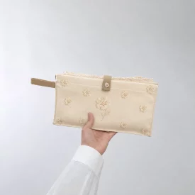 پک سجاده جانماز جیبی صبر - کرمی مخمل