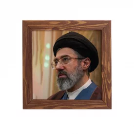 قاب پی‌وی‌سی رهبرم امام سید مجتبی 03 15×15 مربع