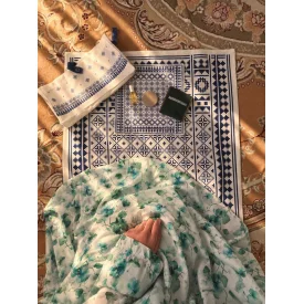 پک سجاده جانماز ساده طرح زیلو مخمل